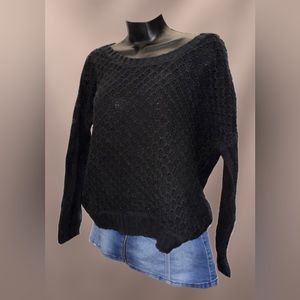 Cozy Black Knitted Sweater💕